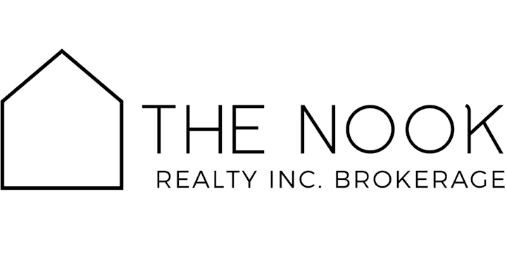 The logo of The Nook Realty.
