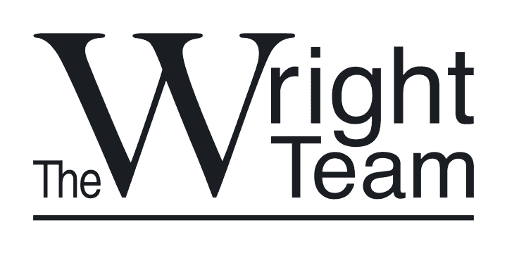 The logo of The Wright Team.